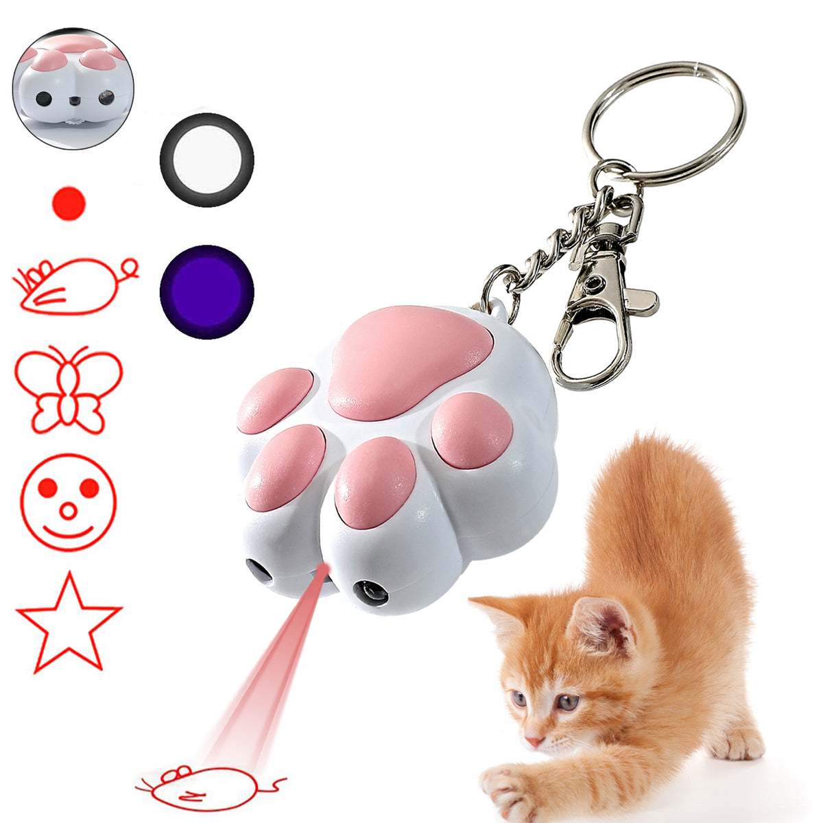 USB charging - Laser toy for cats
